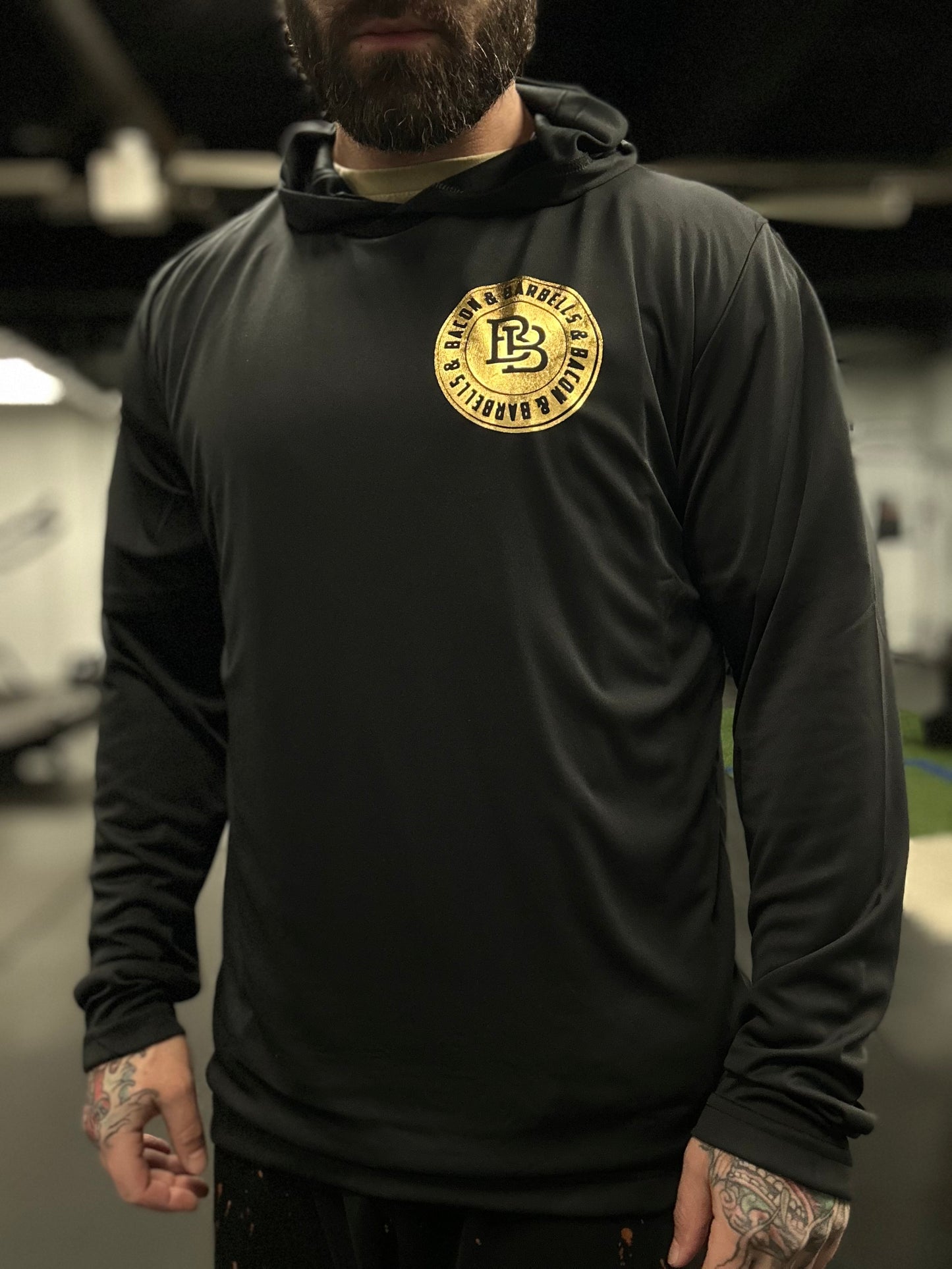 INFINITY LOGO DRY-TECH PERFORMANCE HOODIE (Gold/Black)