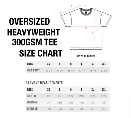TRENNZOIL RACING TEAM #1 OVERSIZED HEAVYWEIGHT TEE (Black/Multi)