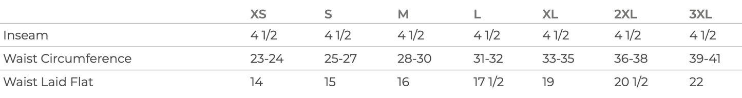 MONOGRAM 4.5" INSEAM SHORTIES (Multi/3M Reflective)