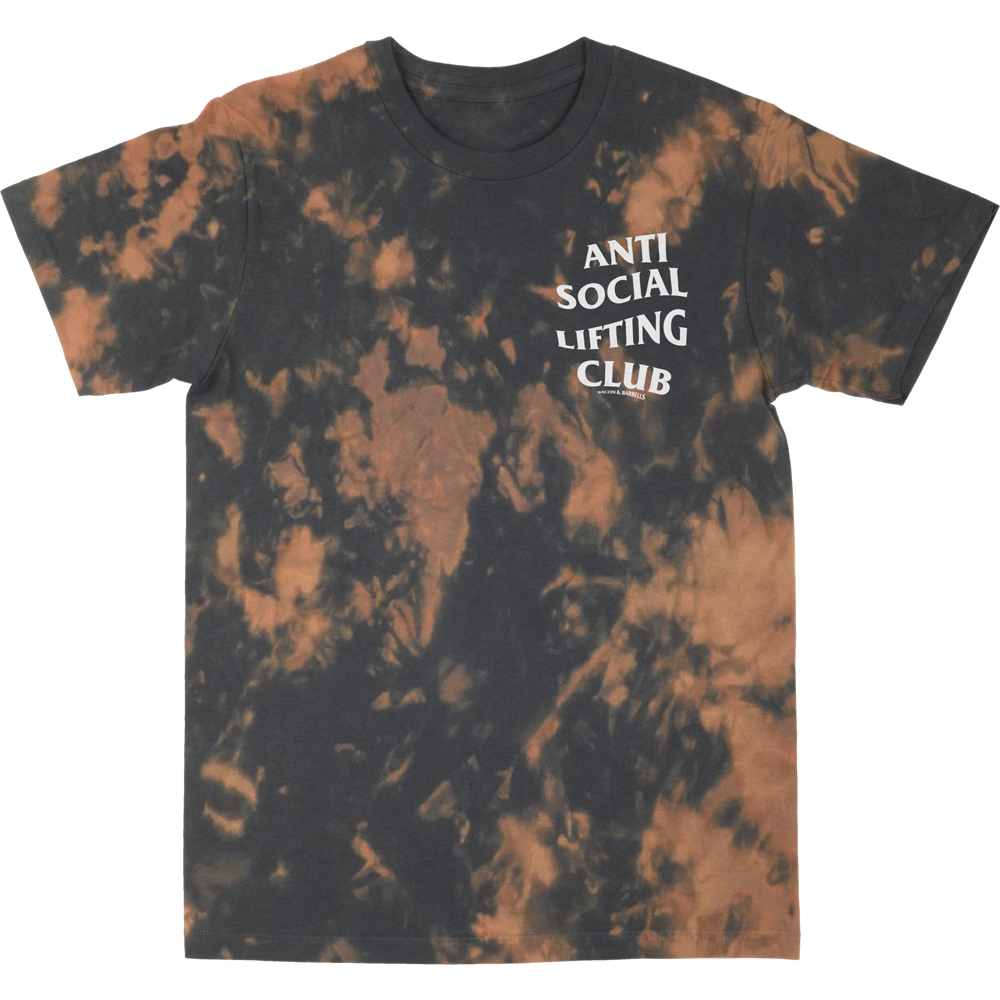 ANTI SOCIAL LIFTING CLUB Bleached Tee (Black/White/Bleached)