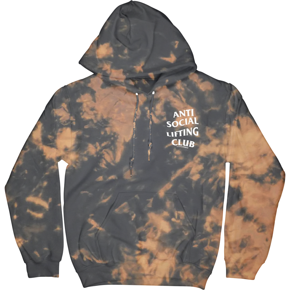 ANTI SOCIAL LIFTING CLUB BLEACHED Hoodie (Bleached/Black/White)