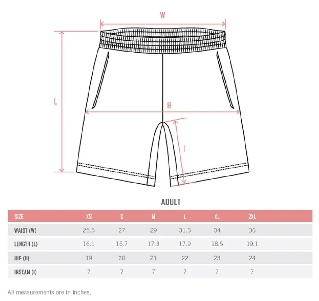 BETTER LUCK NEXT LIFE "LIGHTNING LOGO" 7" INSEAM COTTON SHORTS (Black/Multi)