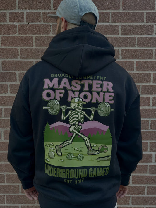 MASTER OF NONE HOODIE (Black/Multi)