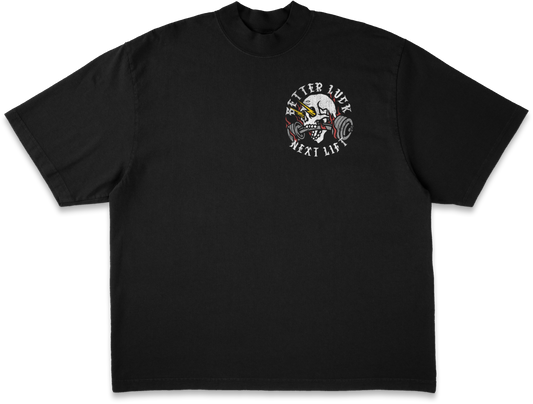B&B/BLNL "BETTER LUCK NEXT LIFT" COLLAB OVERSIZED HEAVYWEIGHT TEE (Multi/Black)