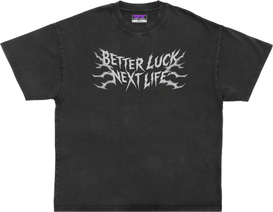 BETTER LUCK NEXT LIFE "SKULL CHALICE" OVERSIZED HEAVYWEIGHT TEE (Acid Wash/Multi)