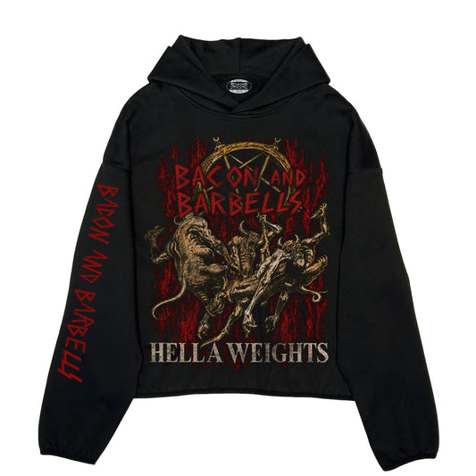 HELLA WEIGHTS TECH-FLEECE HOODIE (Black/Slayer)