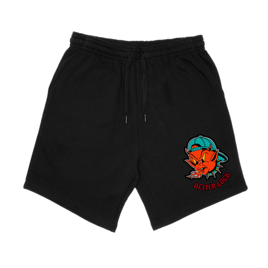 BETTER LUCK NEXT LIFE "LIL' HELLRAISER" SHORTS (Black/Multi)