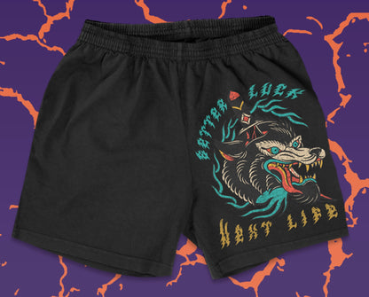 BETTER LUCK NEXT LIFE "WOLF" 4.5" INSEAM SHORTIES