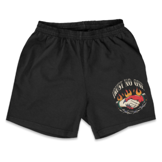 BETTER LUCK NEXT LIFE "TRUST NO ONE" 4.5" PERFORMANCE SHORTIES (Black/Multi)