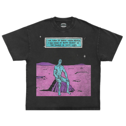 BETTER LUCK NEXT LIFE "TANGLE OF THEIR LIVES" HEAVYWEIGHT OVERSIZED TEE (Acid Washed/Multi)
