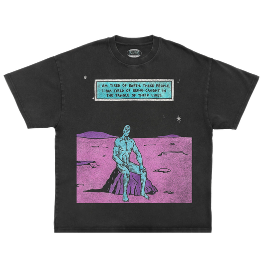 BETTER LUCK NEXT LIFE "TANGLE OF THEIR LIVES" HEAVYWEIGHT OVERSIZED TEE (Acid Washed/Multi)