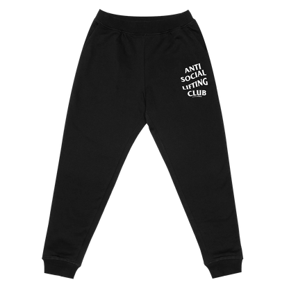 ANTI SOCIAL LIFTING CLUB JOGGERS (Black/White)