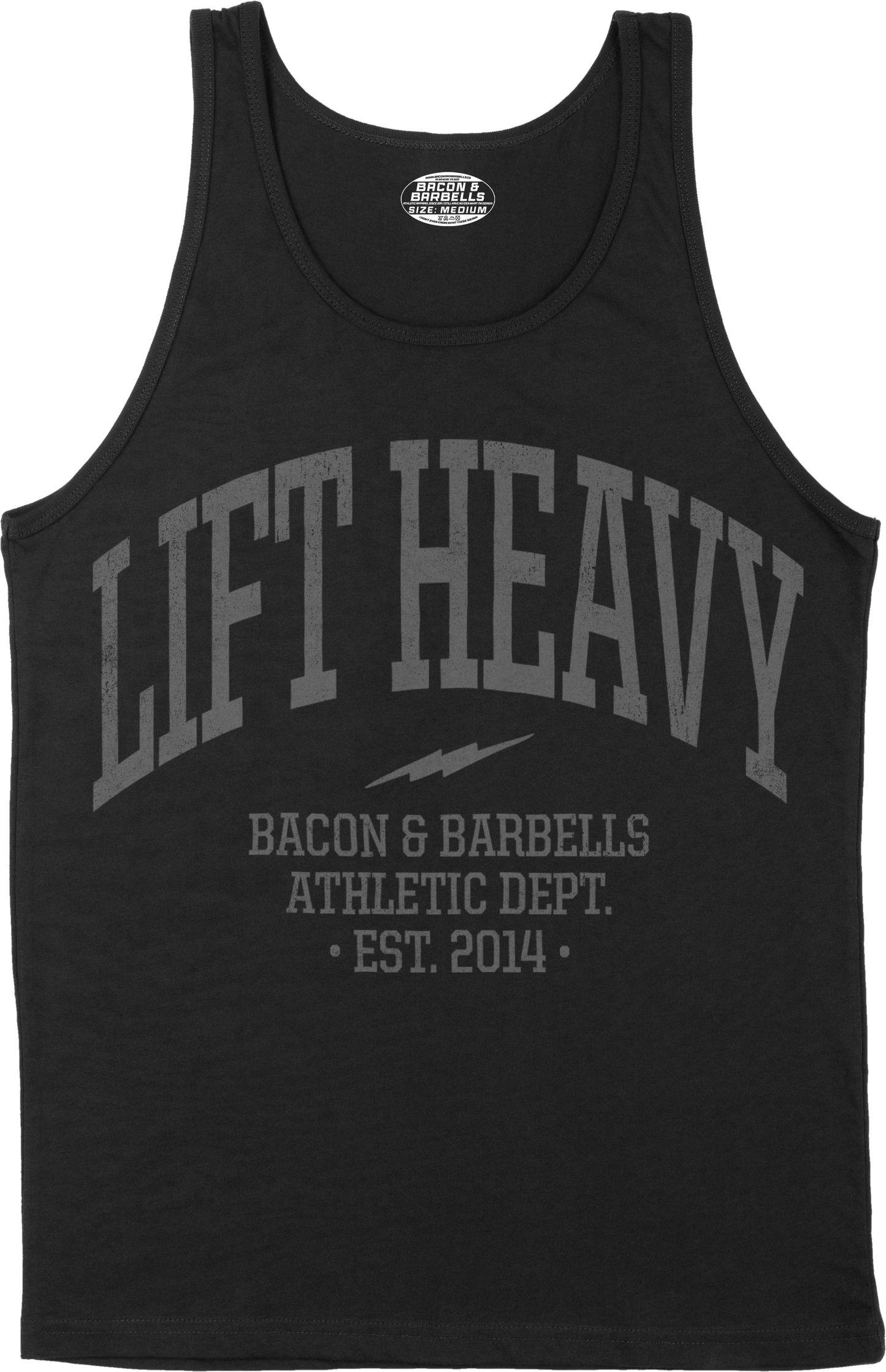 ATHLETIC DEPT. TANK TOP (Black/Grey)
