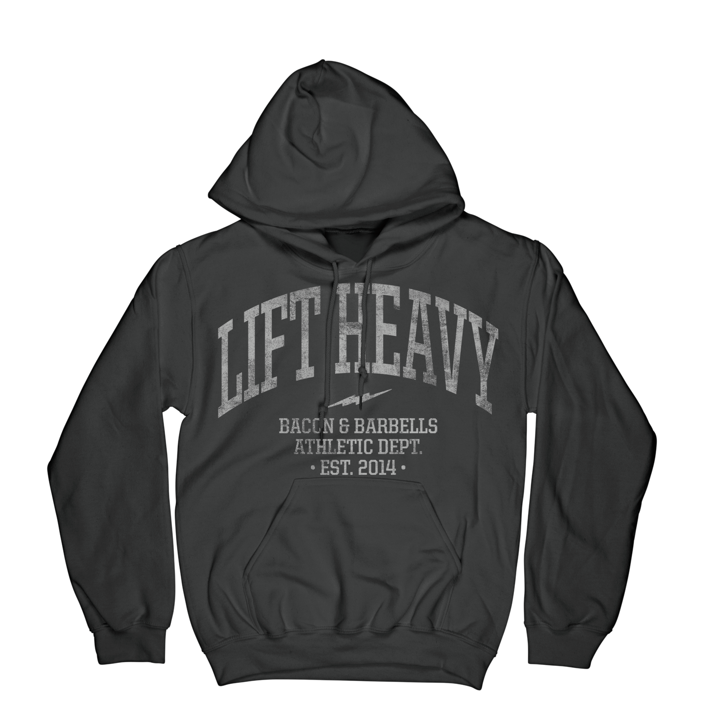 ATHLETIC DEPT. HOODIE (Black/Grey)