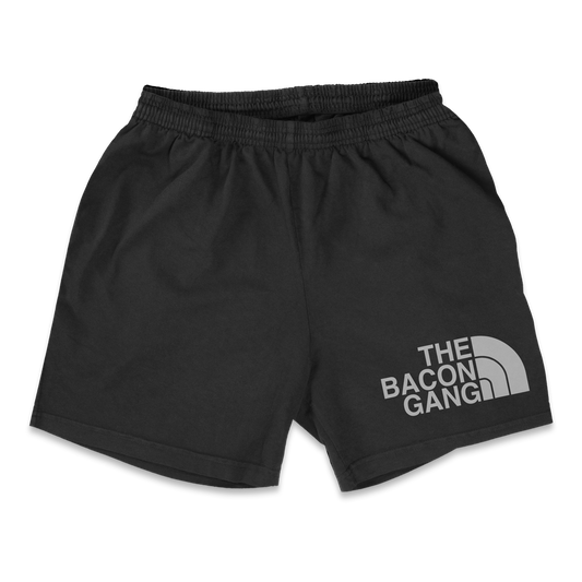 THE BACON GANG 4.5" INSEAM SHORTIES (Black/3M Reflective)