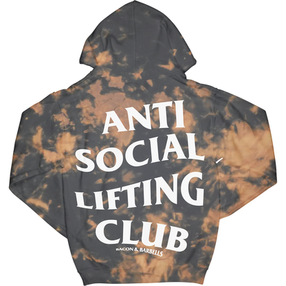ANTI SOCIAL LIFTING CLUB BLEACHED Hoodie (Bleached/Black/White)