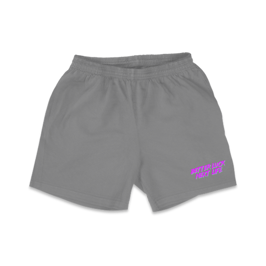 BETTER LUCK NEXT LIFE "OG LOGO" 4.5" PERFORMANCE SHORTIES (Grey/Multi)