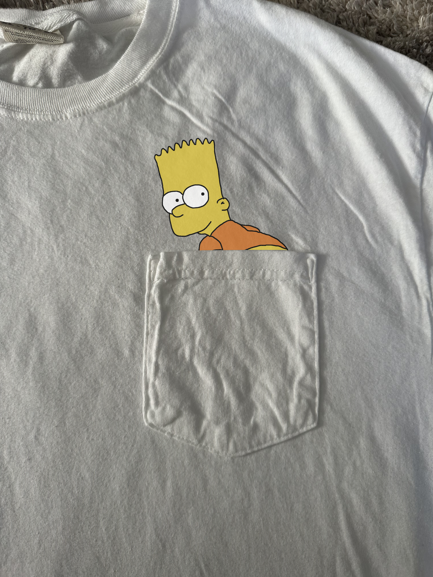 BETTER LUCK NEXT LIFE "MOON" POCKET TEE (Black/Multi)