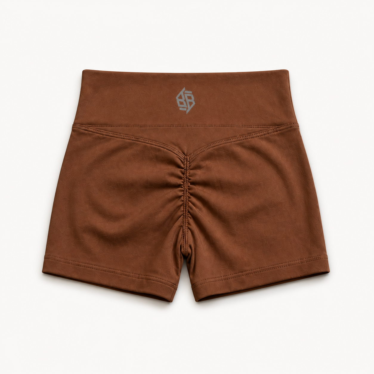 "B/B STAPLE" High Waisted Seamless Athletic Shorts (Multi/3M Reflective)