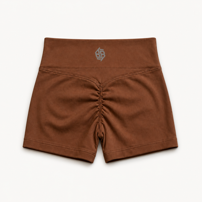 "B/B STAPLE" High Waisted Seamless Athletic Shorts (Multi/3M Reflective)