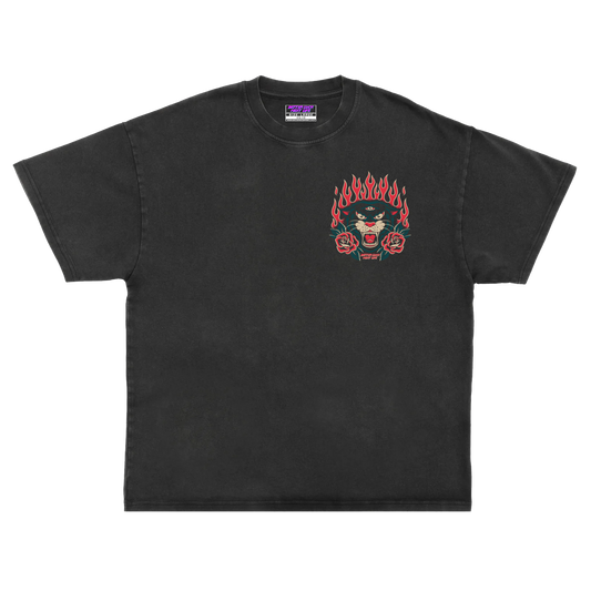 BETTER LUCK NEXT LIFE "3 EYES" OVERSIZED HEAVYWEIGHT TEE (Acid Wash/Multi)
