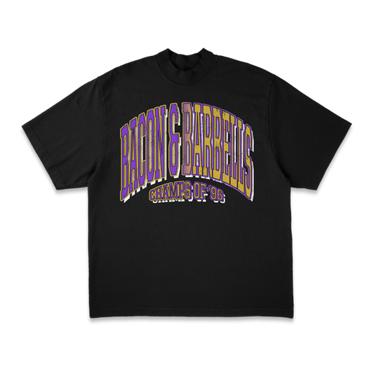 CHAMPS OF '96 HEAVYWEIGHT OVERSIZED TEE (Black/Purple/Gold/White)