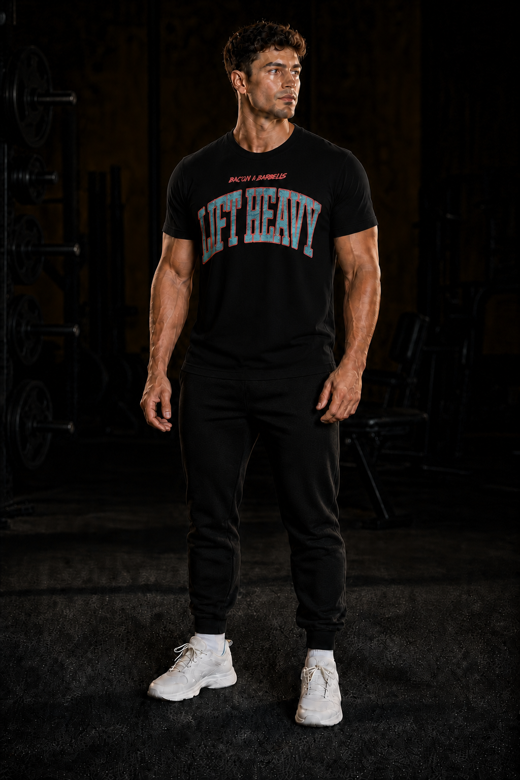 LIFT HEAVY COLLEGIATE (Sunset/Sky)