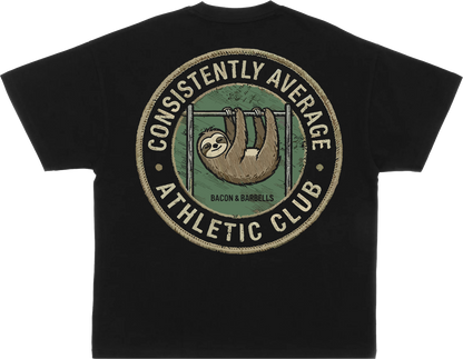 CONSISTENTLY AVERAGE HEAVYWEIGHT OVERSIZED TEE (Black/Sloth)