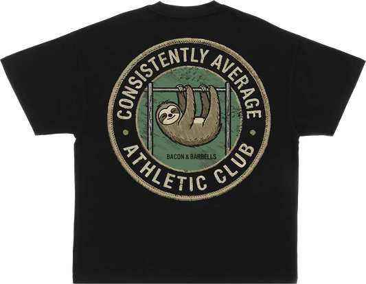CONSISTENTLY AVERAGE HEAVYWEIGHT OVERSIZED TEE (Black/Sloth)