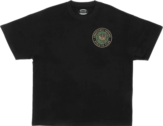 CONSISTENTLY AVERAGE HEAVYWEIGHT OVERSIZED TEE (Black/Sloth)