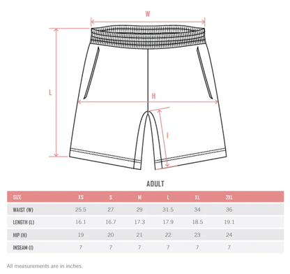 CONSISTENTLY AVERAGE LIFTING CLUB 7" INSEAM COTTON SHORTS (Black/Multi)