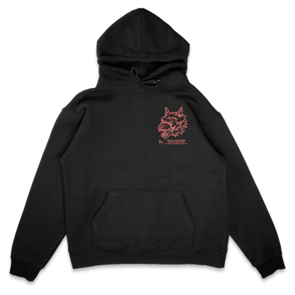 BETTER LUCK NEXT LIFE "DEATH DEALERS" HOODIE (Black/Orange)