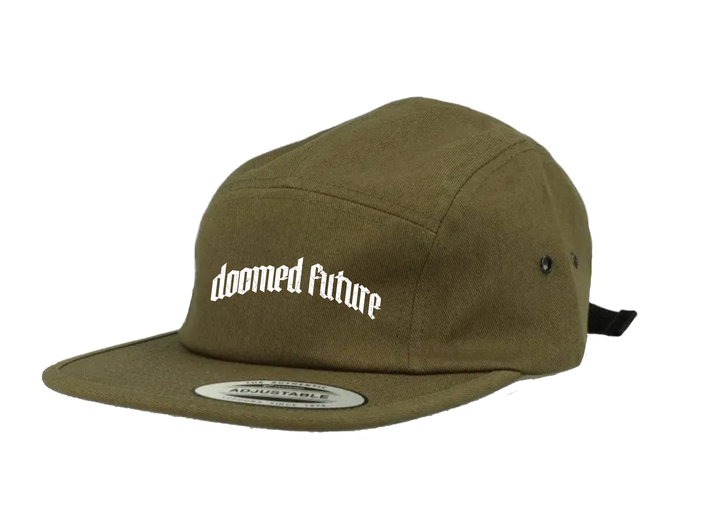 BETTER LUCK NEXT LIFE "DOOMED FUTURE" 5-PANEL CAMPER (Olive/White)