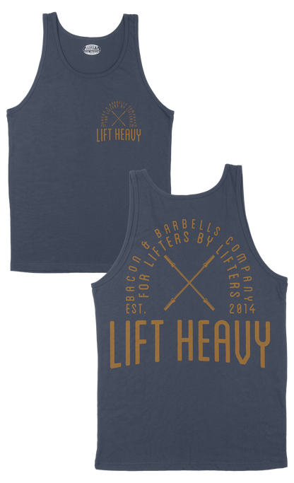 FOR LIFTERS/BY LIFTERS TANK TOP (Navy/Rust)