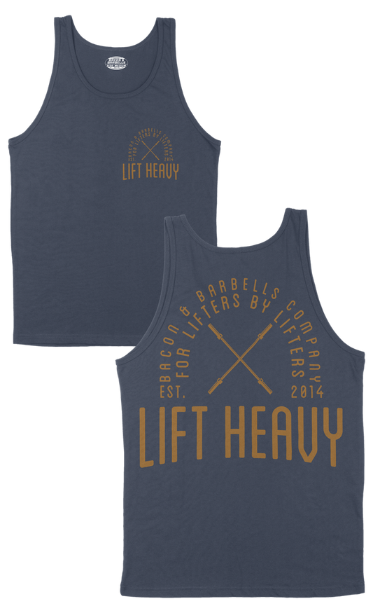 FOR LIFTERS/BY LIFTERS TANK TOP (Navy/Rust)