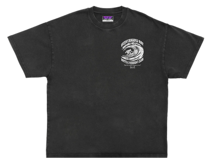 BETTER LUCK NEXT LIFE "GITMO SURF CLUB" OVERSIZED HEAVYWEIGHT TEE (Acid Wash/White)
