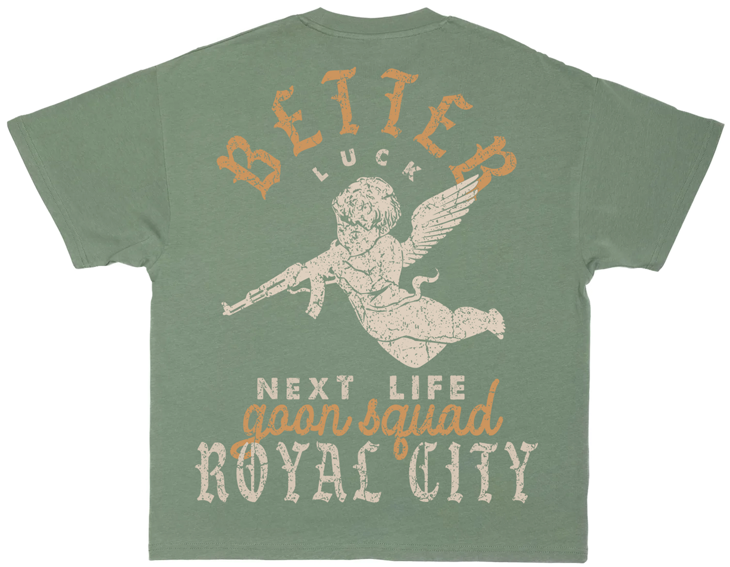 BETTER LUCK NEXT LIFE "GOON SQUAD" HEAVYWEIGHT OVERSIZED TEE (2 COLOR OPTIONS)