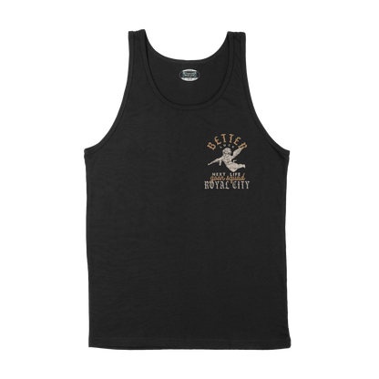 BETTER LUCK NEXT LIFE "GOON SQUAD" TANK TOP (Black/White/Rust)