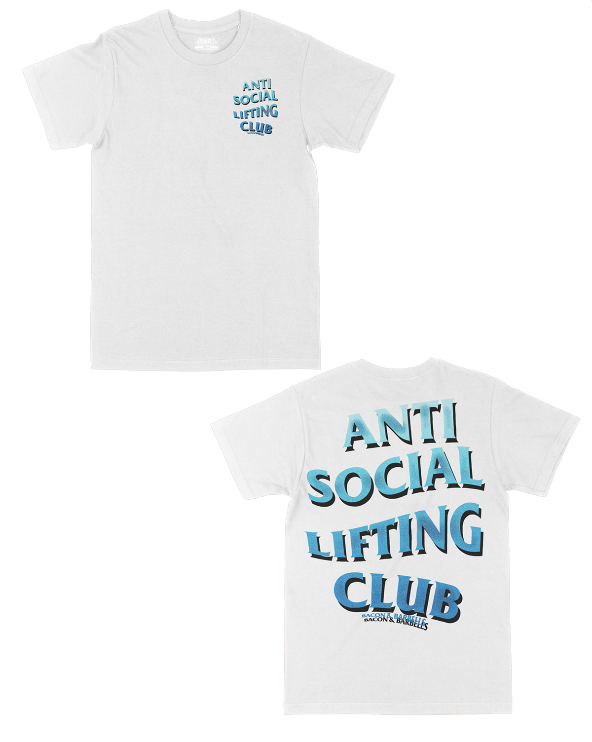 ANTI SOCIAL LIFTING CLUB "ICE GRADIENT" (White/Black/Blue)