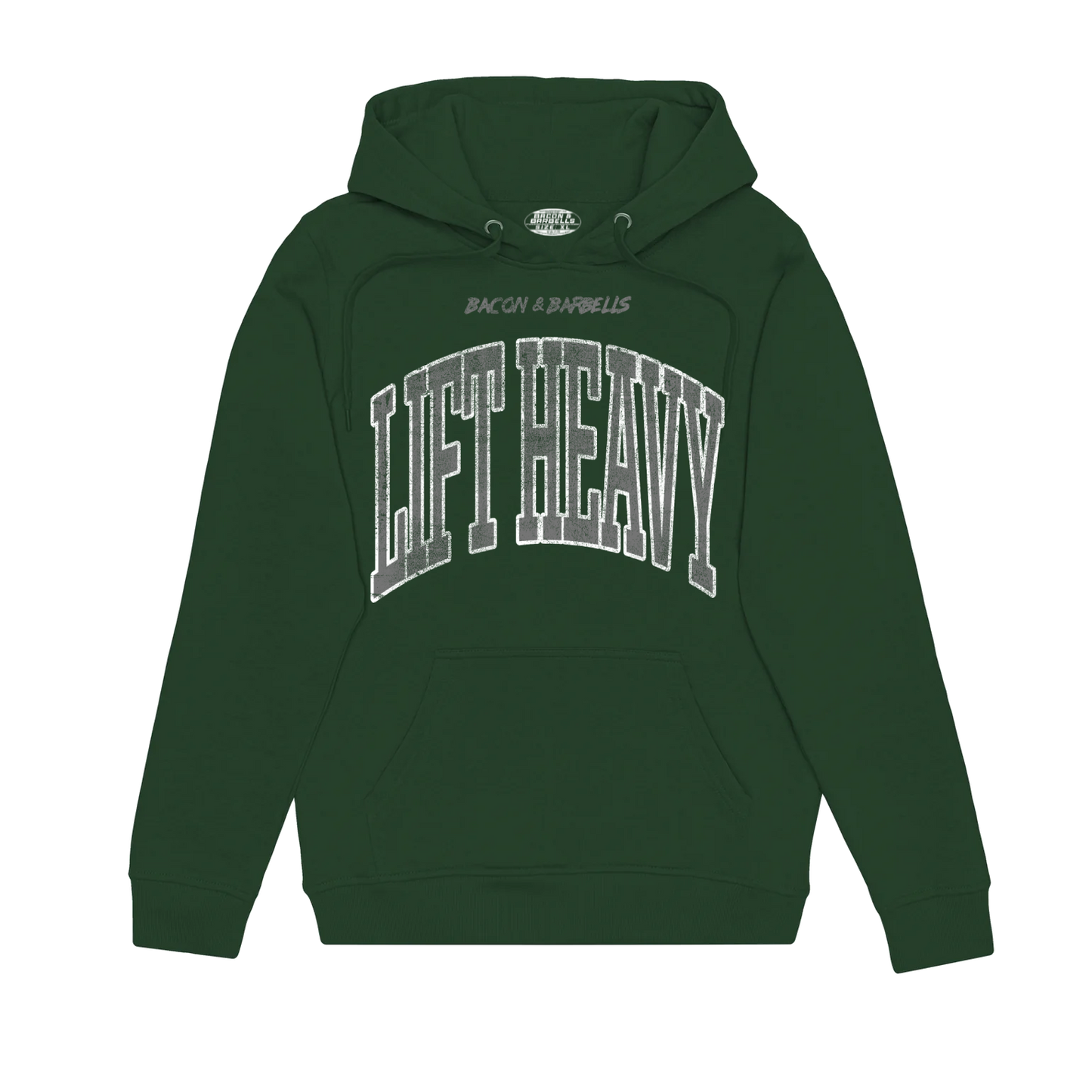 COLLEGIATE RETRO HOODIE (Forest Green/Multi)