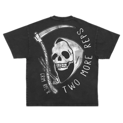GRIM RPE'R OVERSIZED HEAVYWEIGHT TEE (Acid Wash/White)