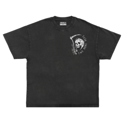 GRIM RPE'R OVERSIZED HEAVYWEIGHT TEE (Acid Wash/White)