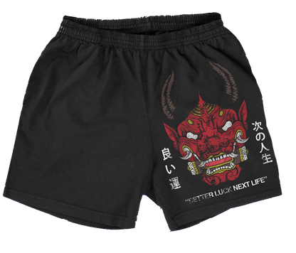 BETTER LUCK NEXT LIFE "HANNYA" 4.5" INSEAM SHORTIES