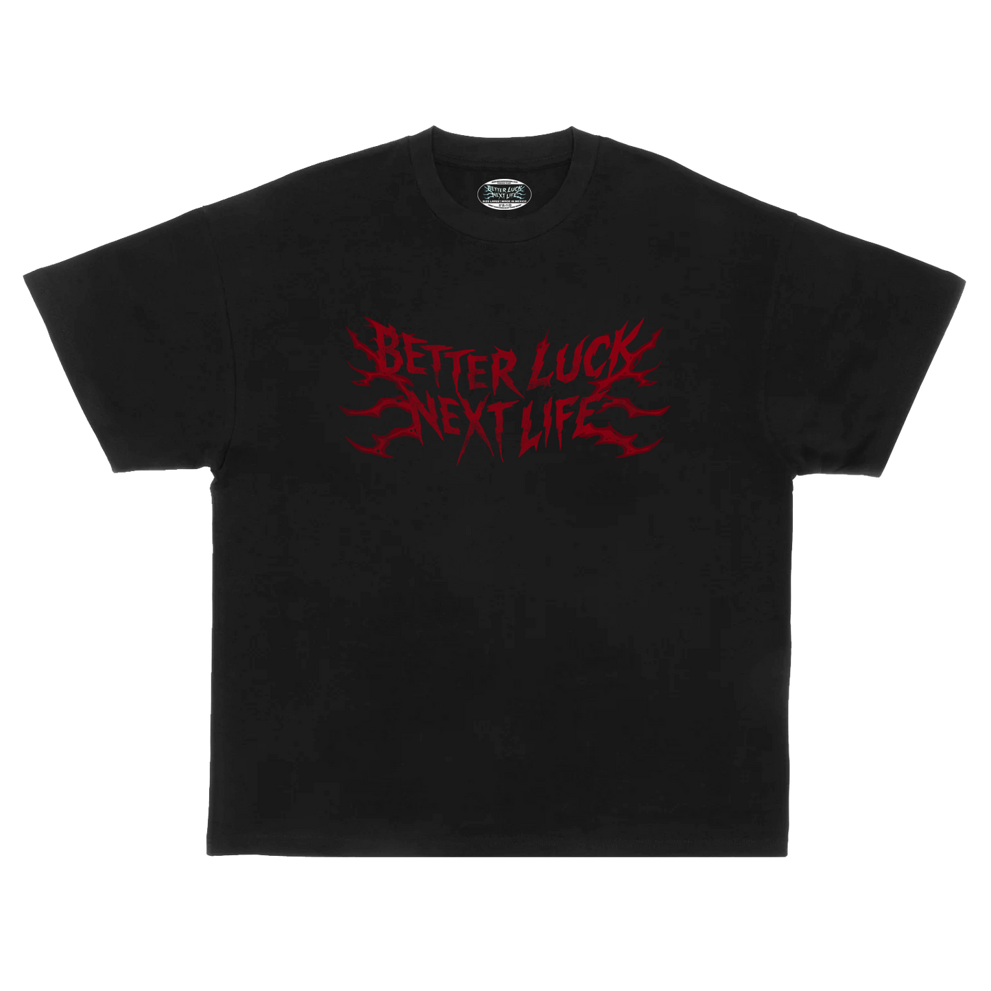 BETTER LUCK NEXT LIFE "HANNYA" HEAVYWEIGHT OVERSIZED TEE (Black/Multi)
