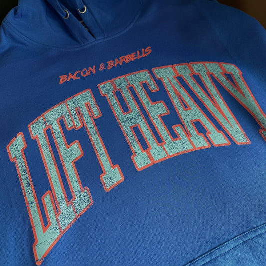 COLLEGIATE RETRO HOODIE (Royal Blue/Multi)