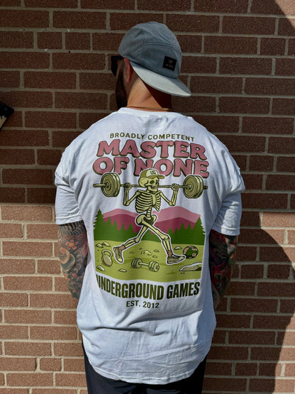MASTER OF NONE TEE (White/Multi)