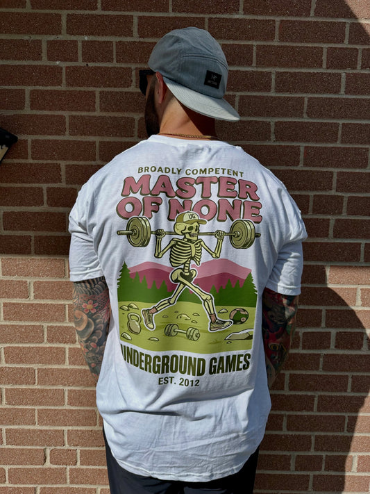 MASTER OF NONE TEE (White/Multi)