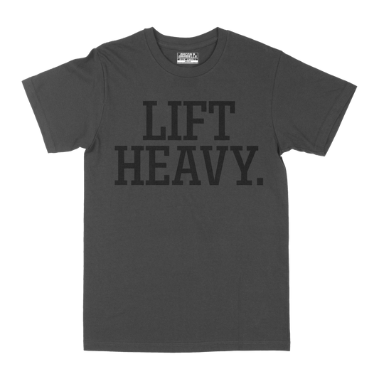 LIFT HEAVY (Black/Heathered Dark Grey)