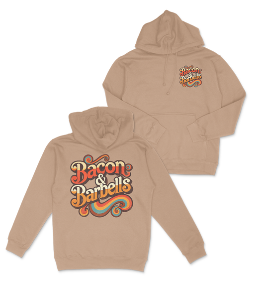 OLD SCHOOL STRONG HOODIE (Tan/Multi)