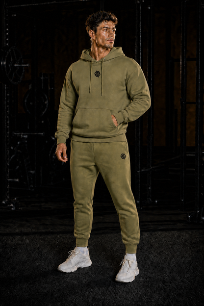 STAPLE LOGO HOODIE (Army Green/Black)
